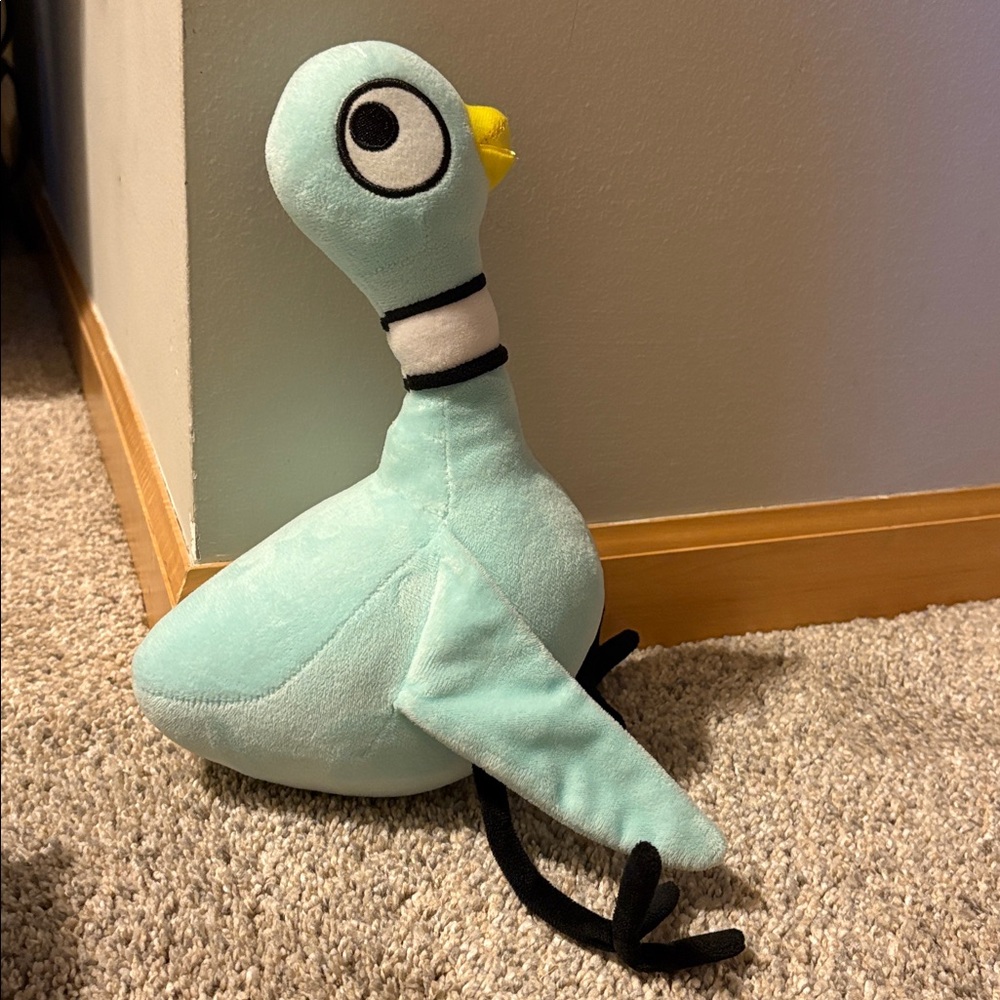 Blue Plush “Don’t Let The Pigeon Drive the Bus” Toy